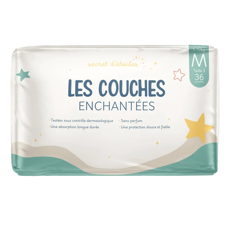 Couches Secret d'étoiles taille M