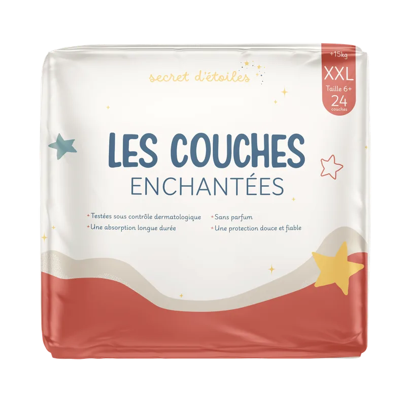 Couches Secret d'étoiles taille XXL